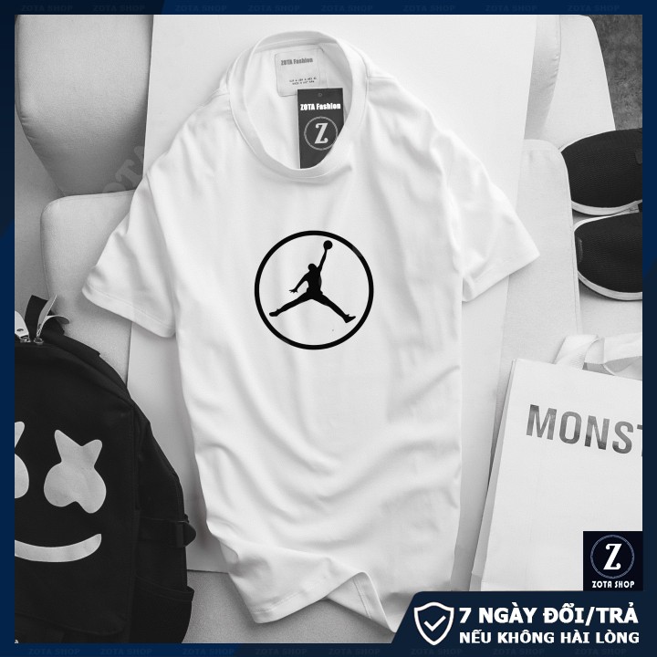 Áo thun nam ngắn tay không cổ kiểu dáng thể thao in vận động viên CZ20 | BigBuy360 - bigbuy360.vn