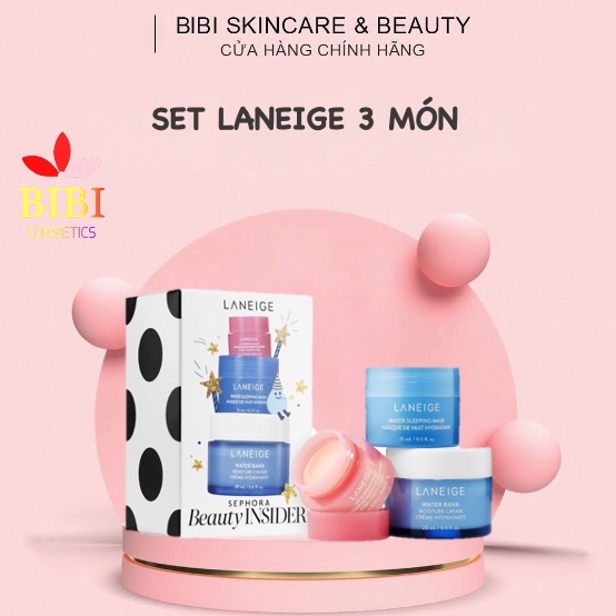 Set 3 Món Laneige Sephora Beauty Insider Cocolux Chính Hãng