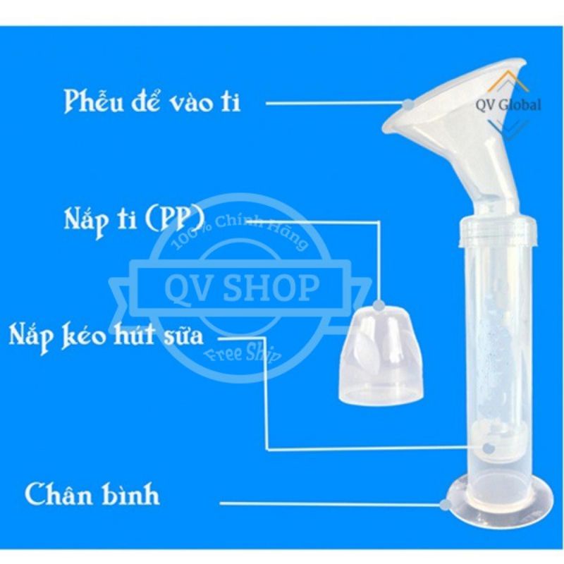 Hút sữa cầm tay xi lanh