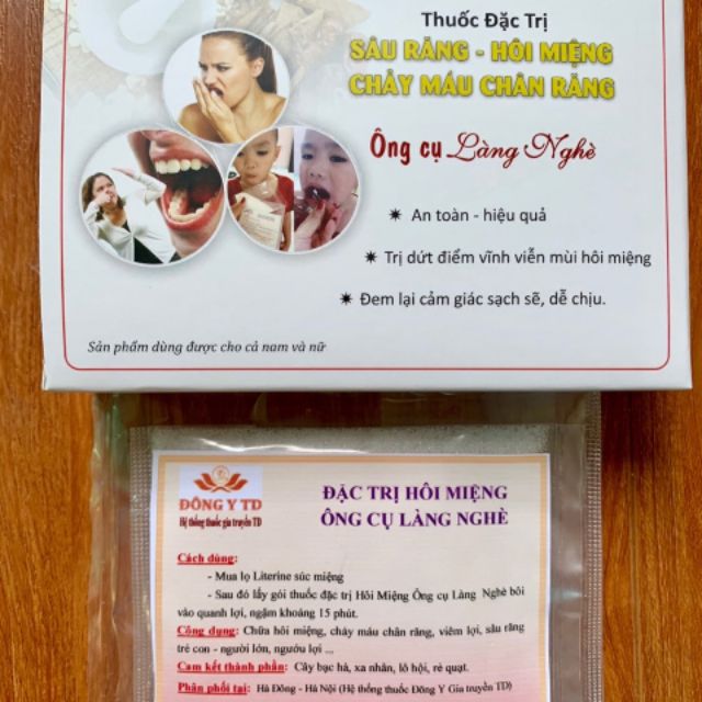 Thuốc  sâu  răng  hôi  miệng