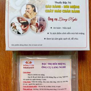 Thuốc  sâu  răng  hôi  miệng