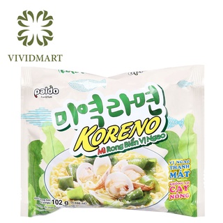 Mì koreno rong biển vị ngao - gói 102gr - koreno