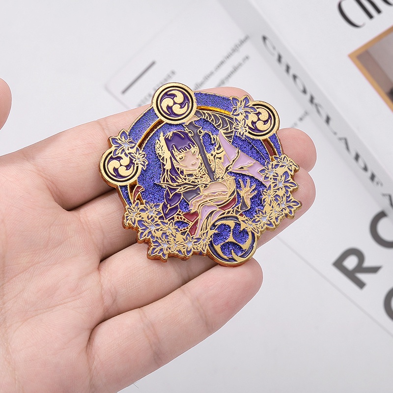 Ghim cài áo QIHE JEWELRY bằng hợp kim hoạ tiết hoạt hình độc đáo