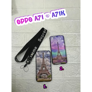 OPPO A71/A71K_ ỐP LƯNG THỜI TRANG IN HÌNH THÁP SIÊU ĐẸP TẶNG ĐÂY ĐEO ĐT