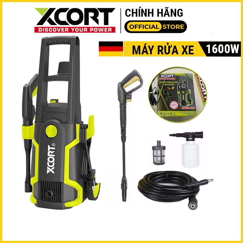 Máy rửa xe - Máy rửa xe áp lực cao 1600W XCORT Kèm phụ kiện