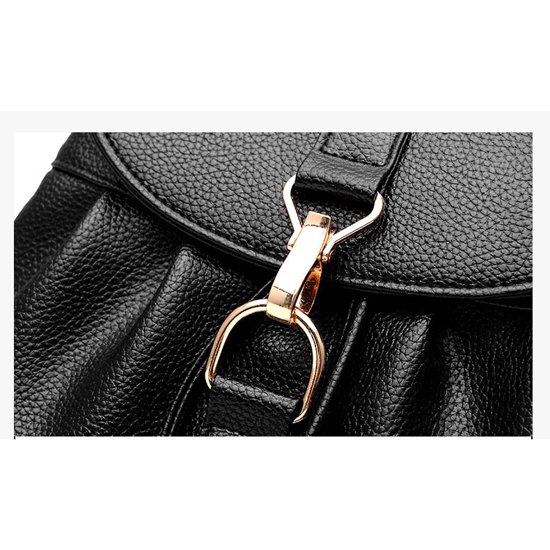 Balo da CHUWANGLIN phối khóa đơn giản xinh xắn dành cho nữ