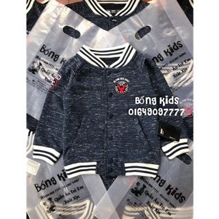 Áo bomber bé trai logo đại bàng max boys