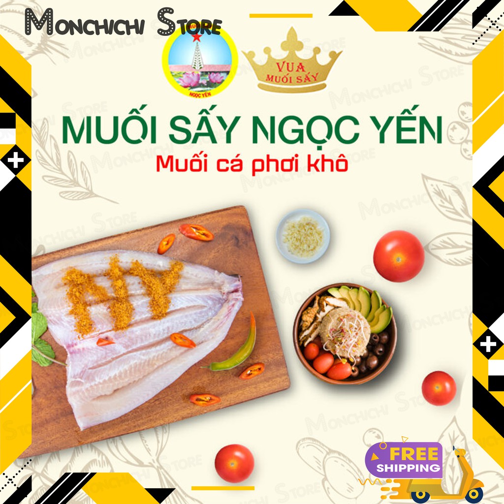 MUỐI SẤY NGỌC YẾN 250g 4 GÓI THƠM NGON