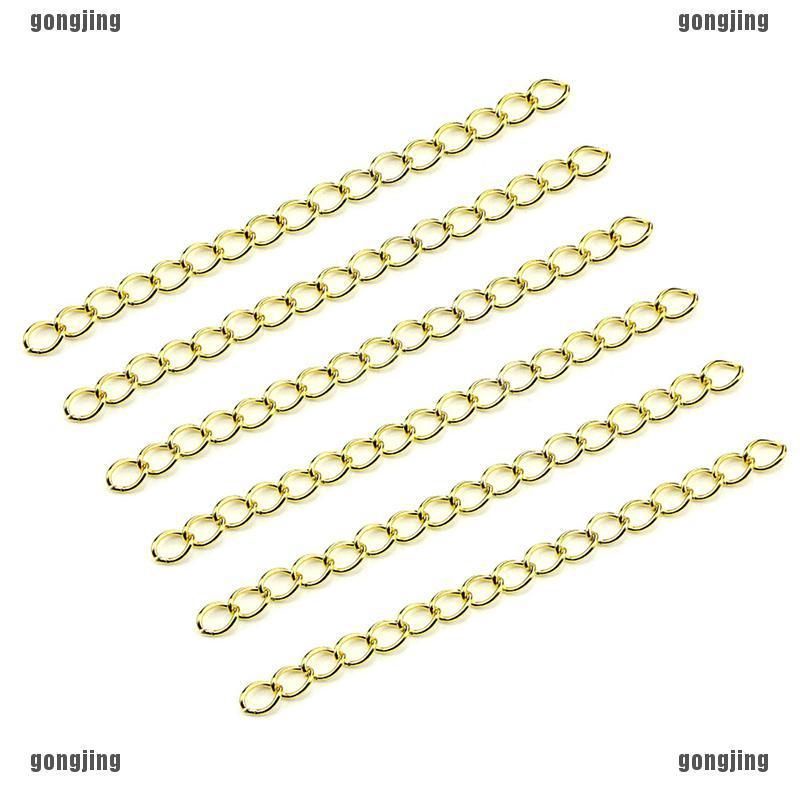 Xích tăng đơ phụ kiện vòng bán bịch 10đoạn size 0.3cm dài 3,4,7cm