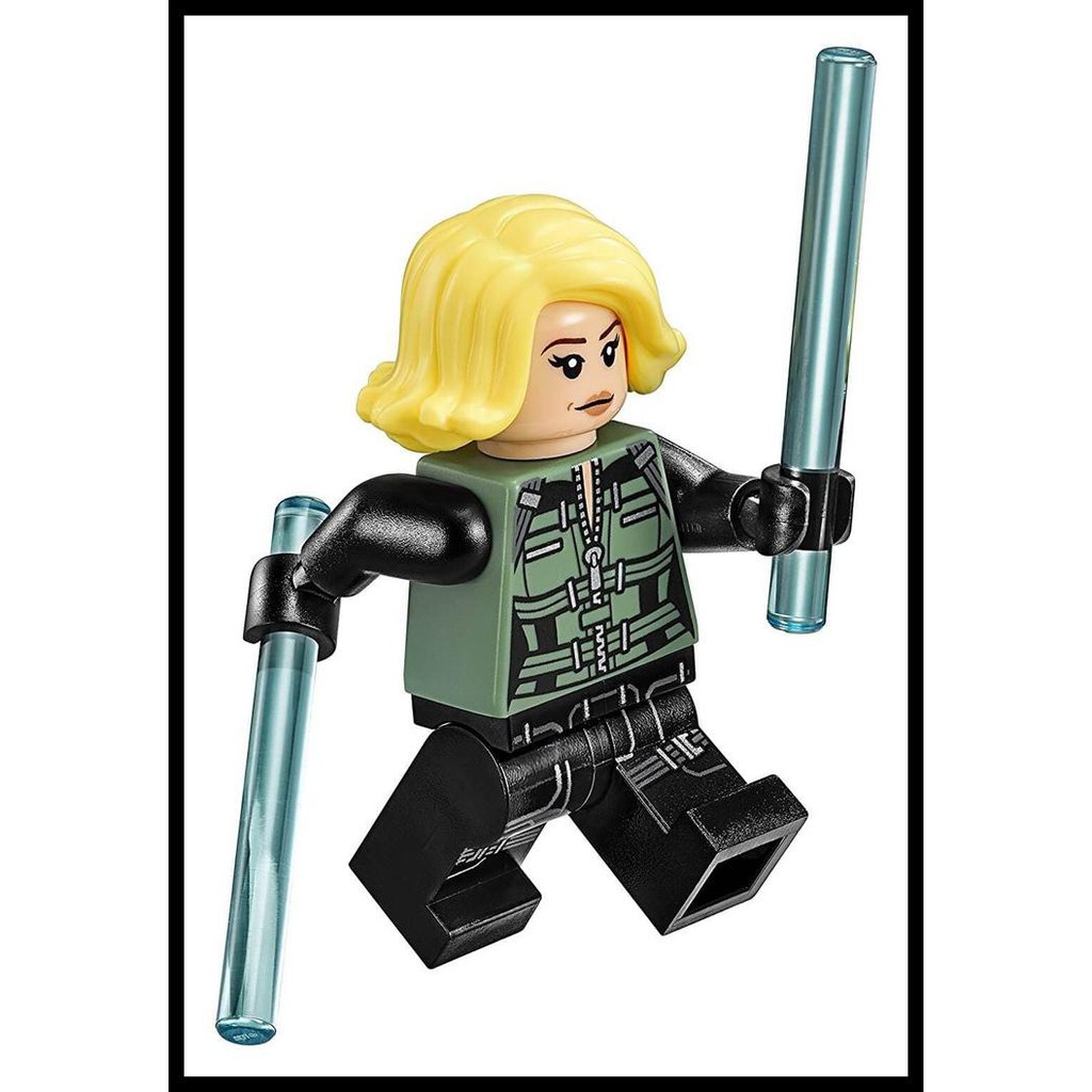 Marvel Mô Hình Đồ Chơi Lego Nhân Vật Black Widow Nat Romano Infinity War