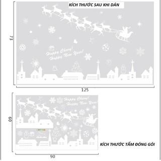 Decal dán tường Noel 4