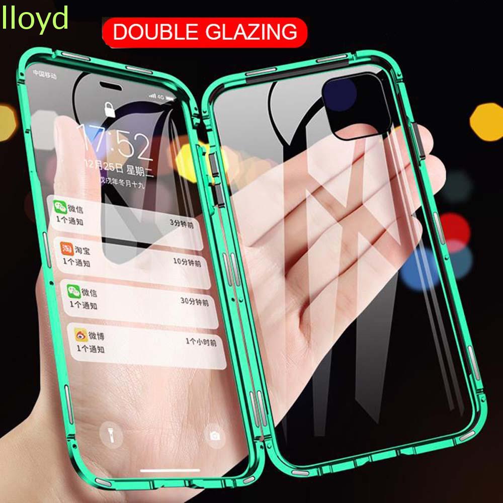 Ốp Điện Thoại Kính Cường Lực Trong Suốt 2 Lớp Bảo Vệ Toàn Diện Cho Iphone 12 Pro Max