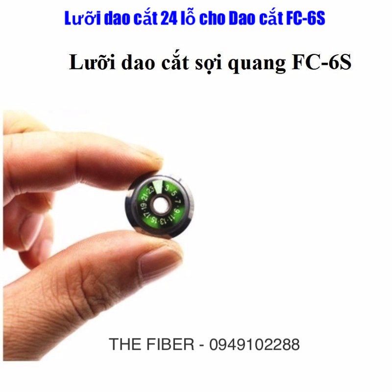Lưỡi Dao thay thế cho Dao cắt sợi quang FC-6S 24 lỗ