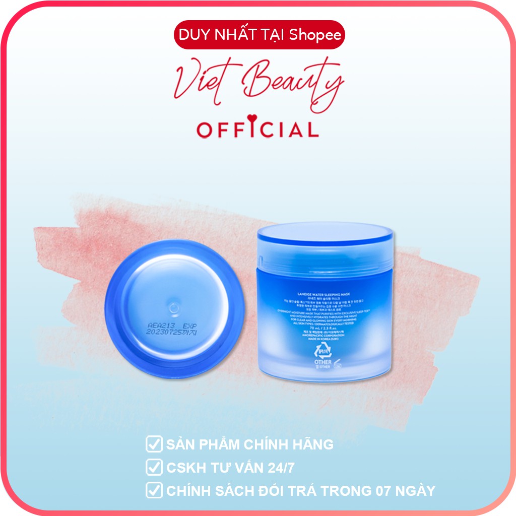 HOT SALES❤️ Mặt Nạ Ngủ Dưỡng ẩm Laneige Water Sleeping Mask EX 70ml