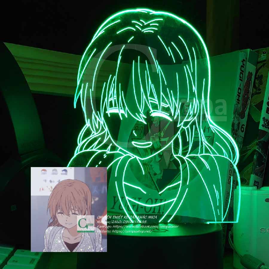 Đèn Ngủ A Silent Voice Shoko Nishimiya AASV0101 16 màu tùy chỉnh quà tặng sinh nhật, quà tặng độc đáo