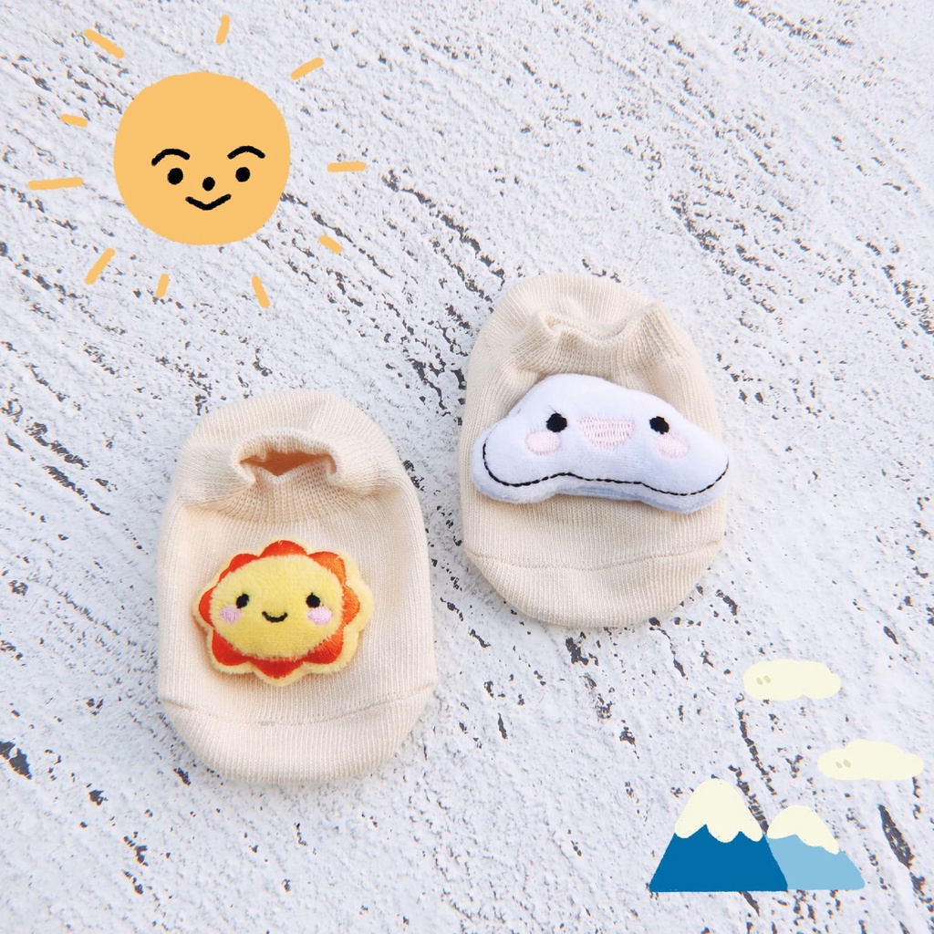 Combo 3 đôi tất vớ hình thú ngộ nghĩnh cho bé yêu