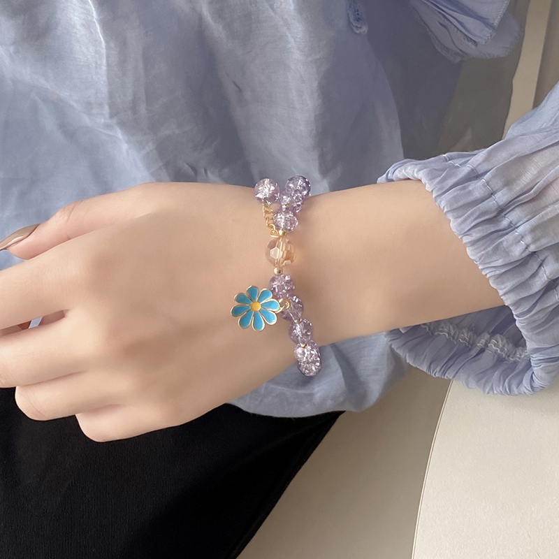 Vòng đeo tay hợp kim thiết kế thời trang phong cách Hàn Quốc