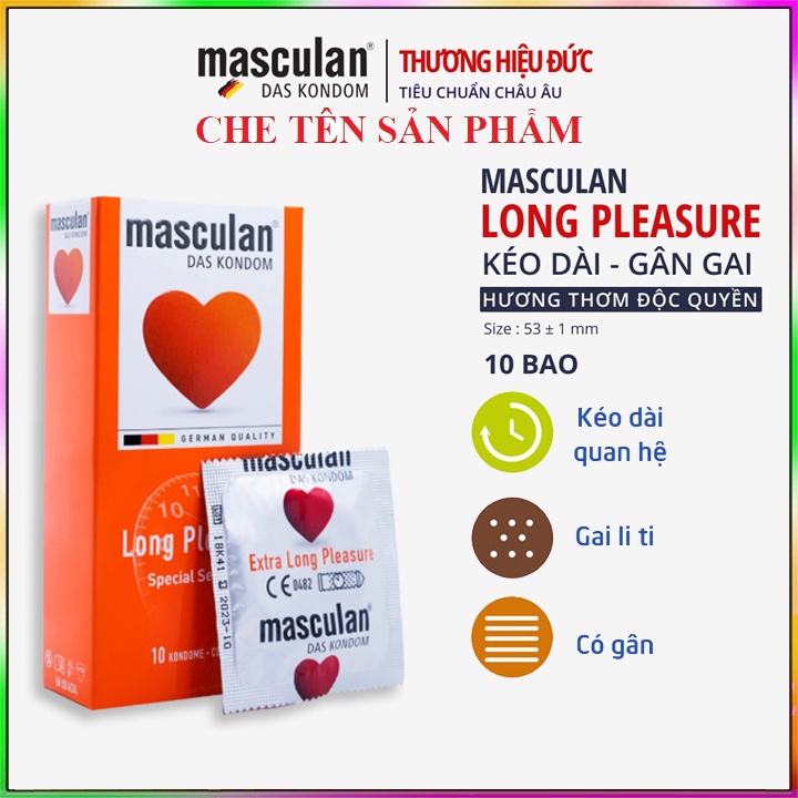 Bao Cao Su Masculan 5 in 1 - Gân Gai Kéo Dài Thời Gian Quan Hệ