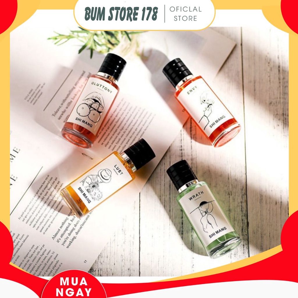 Nước hoa Body mist Shimang Nắp Đen Sọc Nước hoa chính hãng nội địa Trung 50ml