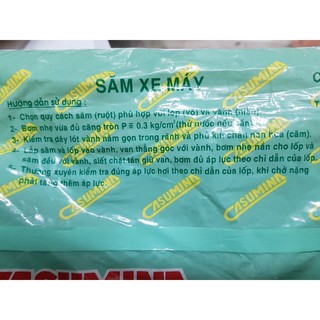 RUỘT CAO SU 3.50-19 .BA GÁC