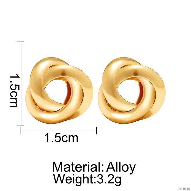 Khuyên tai nữ dáng dài hình số thời trang Hàn Quốc