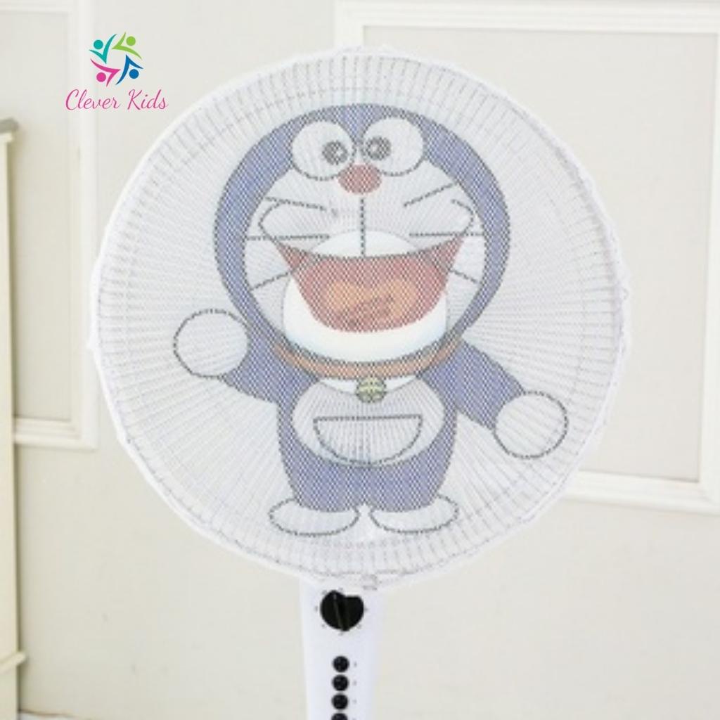 Lưới bọc quạt an toàn cho bé loại to trùm kín quạt có dây rút dễ điều chỉnh