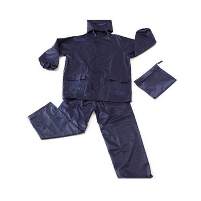 Áo mưa bộ xanh đen