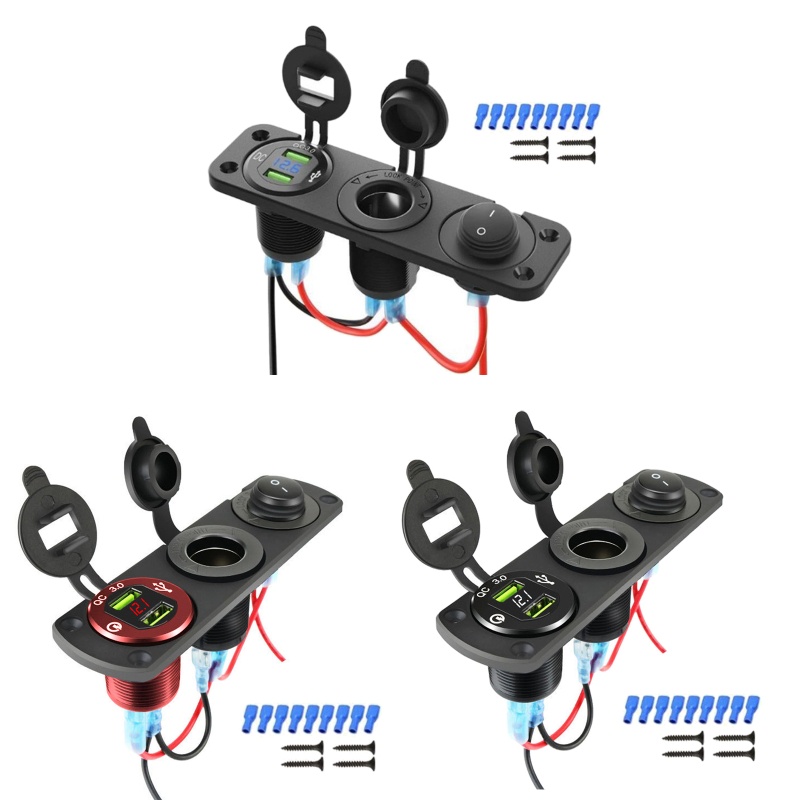 Ổ Cắm Hai Cổng USB Chuyên Dụng Cho Tàu Thuyền / Xe Hơi