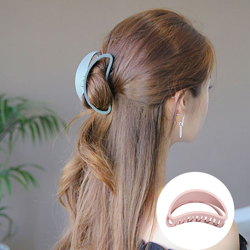 Kẹp Tóc Nhiều Màu Sắc Thiết Kế Đơn Giản Chống Rơi Phong Cách Hàn Quốc Cho Người Lớn