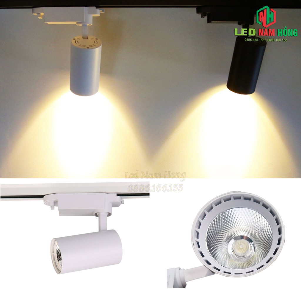 Đèn rọi ray Led COB 7w/12w/20w