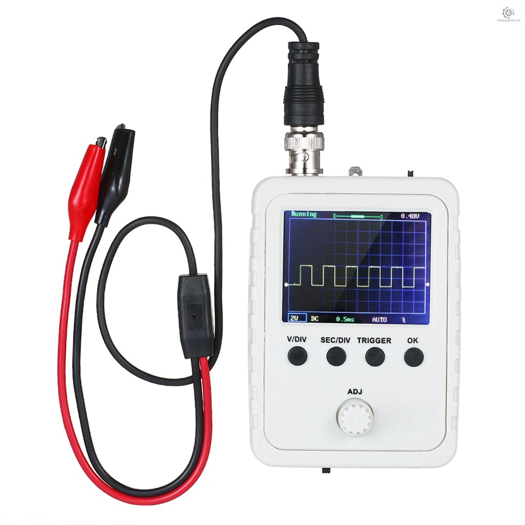 Bộ Máy Hiện Sóng Dao Động Kỹ Thuật Số TFT 2.4-inch TFT Có Bộ Chuyển Đổi Nguồn Và Đầu Dò BNC-Clip