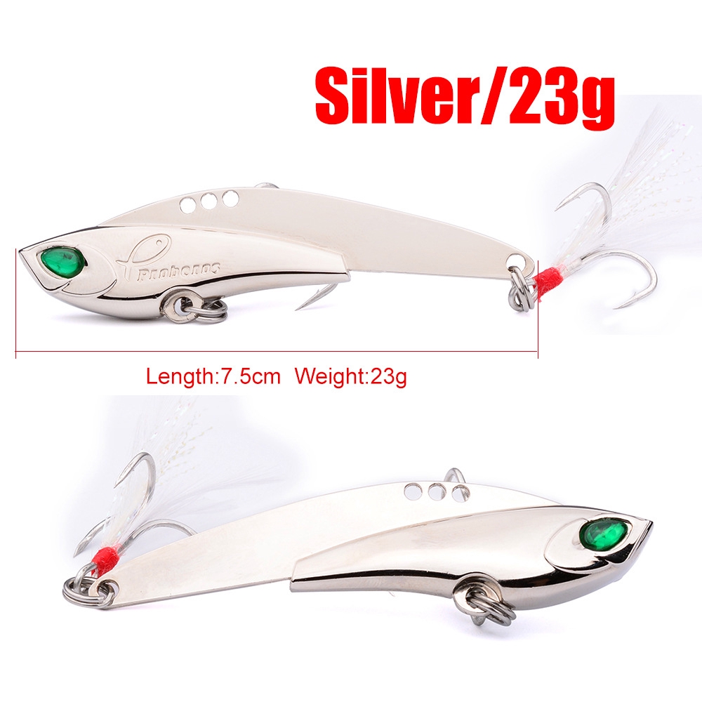 MUVAKO Mồi câu cá bằng kim loại chuyển động rung cao cấp