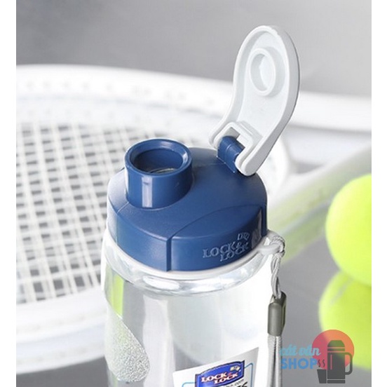 Bình nước thể thao nhựa  trong suốt Tritan Lock&amp;Lock Handy Bottle500ml ABF721 và 700ml ABF722