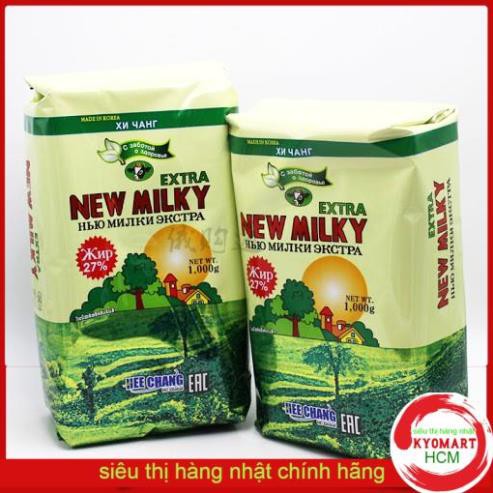 SỮA BÉO NGA NEW EXTRA MILKY BỊCH 1KG [Hàng Nhật Nội Địa] [date 15/4/2022]