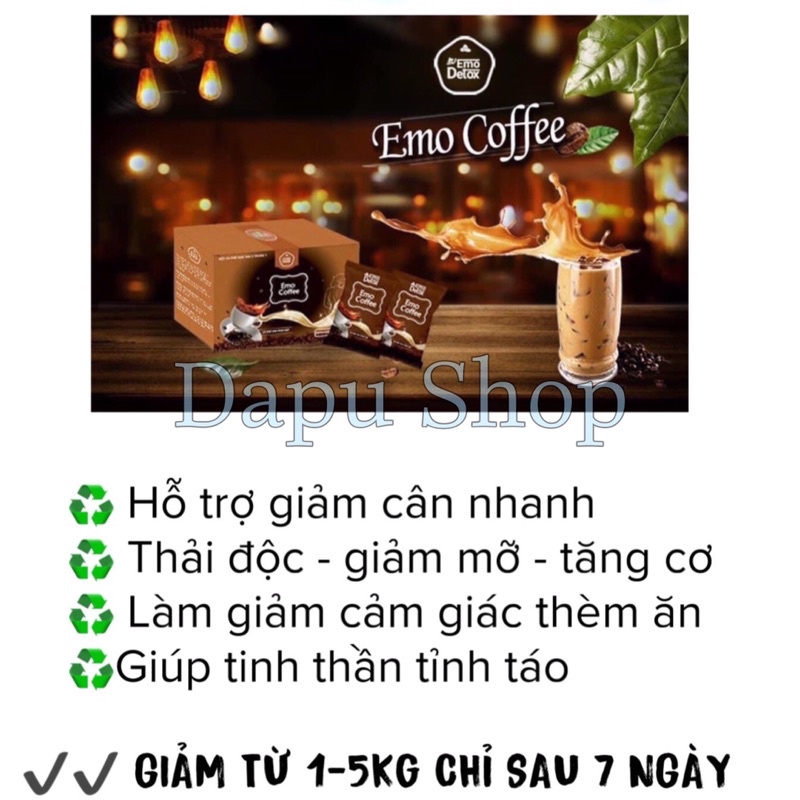 (EMO COFFEE) Bột hoà tan giảm cân Emoslim vị Cà Phê | BigBuy360 - bigbuy360.vn