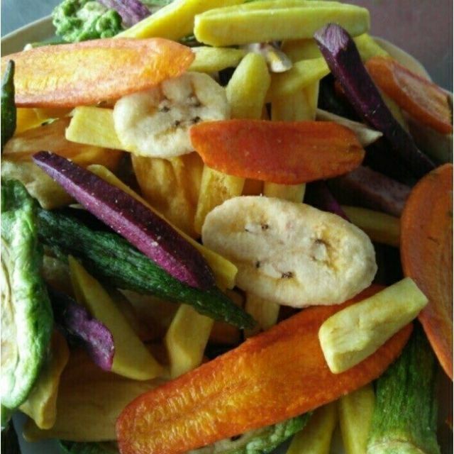 250gr trái cây sấy nguyên không vụn