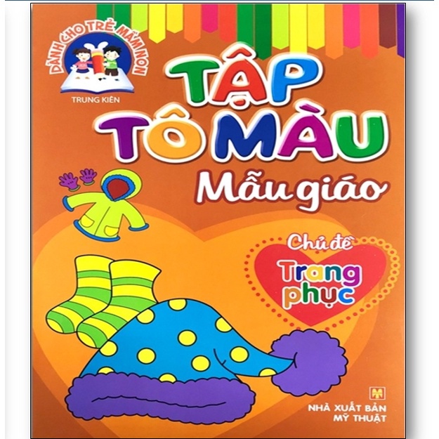 Sách - Combo Tập Tô Màu Mẫu Giáo ( Túi 8 Cuốn)