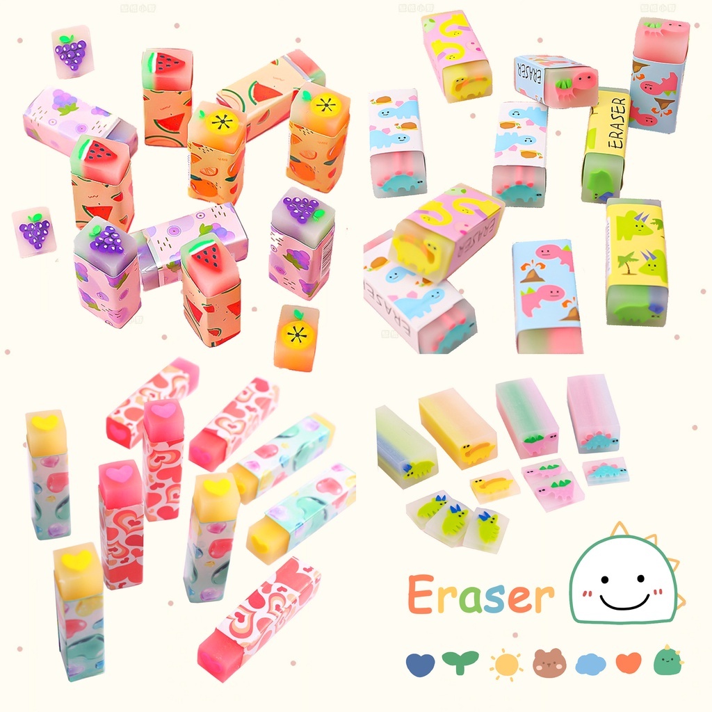Cục Tẩy Mềm Mại Hình Hoạt Hình Sáng Tạo Dễ Thương Cho Bé