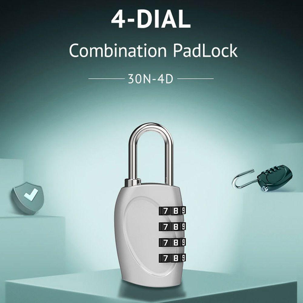 KUNHEV Ổ Khóa Hành Lý Mật Khẩu 4 Chữ Số Bằng Kim Loại