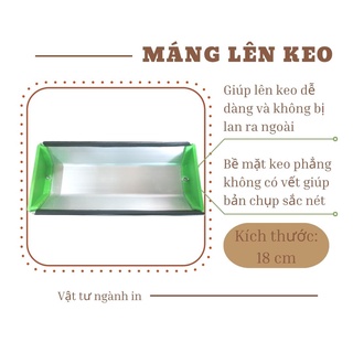 Máng lên keo chụp bản in lụa