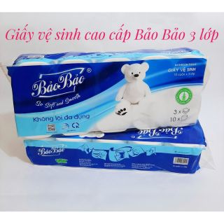 Giấy vệ sinh cao cấp Bảo Bảo 10 cuộn