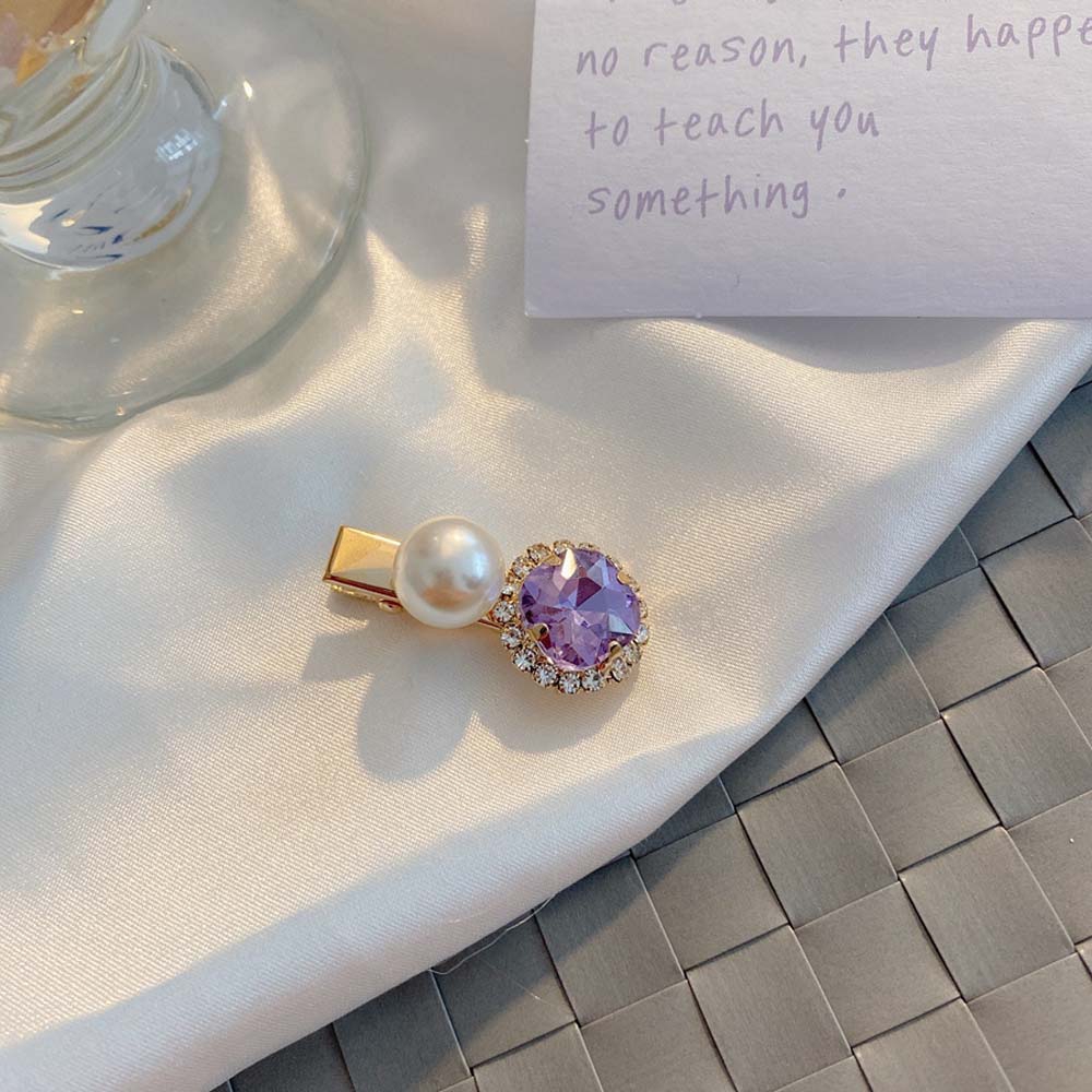 Kẹp Tóc Đính Ngọc Trai Giả Thời Trang Cho Nữ