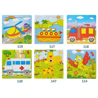 Tranh ghép hình gỗ 9 miếng