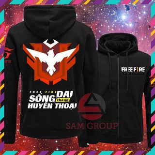 Áo khoác Free Fire-áo khoác đen FF