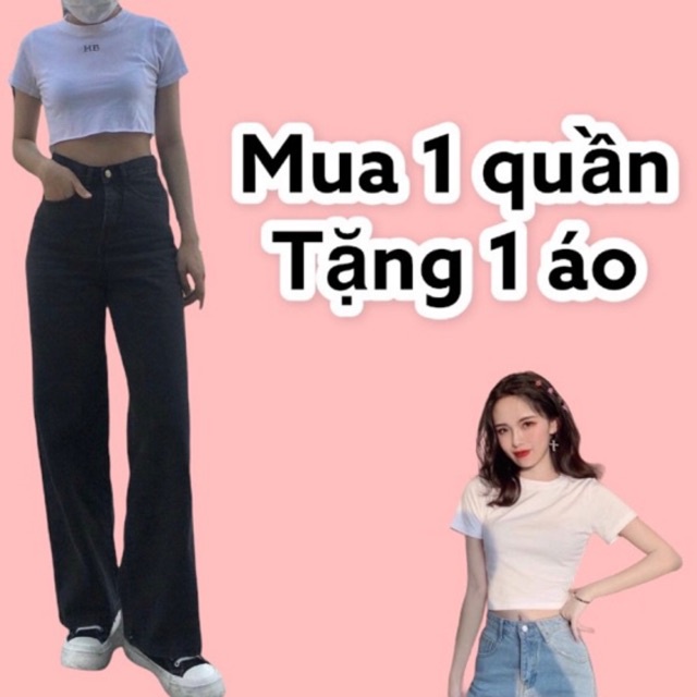 QUẦN BÒ JEANS ỐNG SUÔNG RỘNG CAO CẤP DÀNH CHO NỮ CẠP CAO THỜI TRANG PANDA JEANS XÁM ĐEN DÀI PHỦ GÓT ĐẸP BASIC