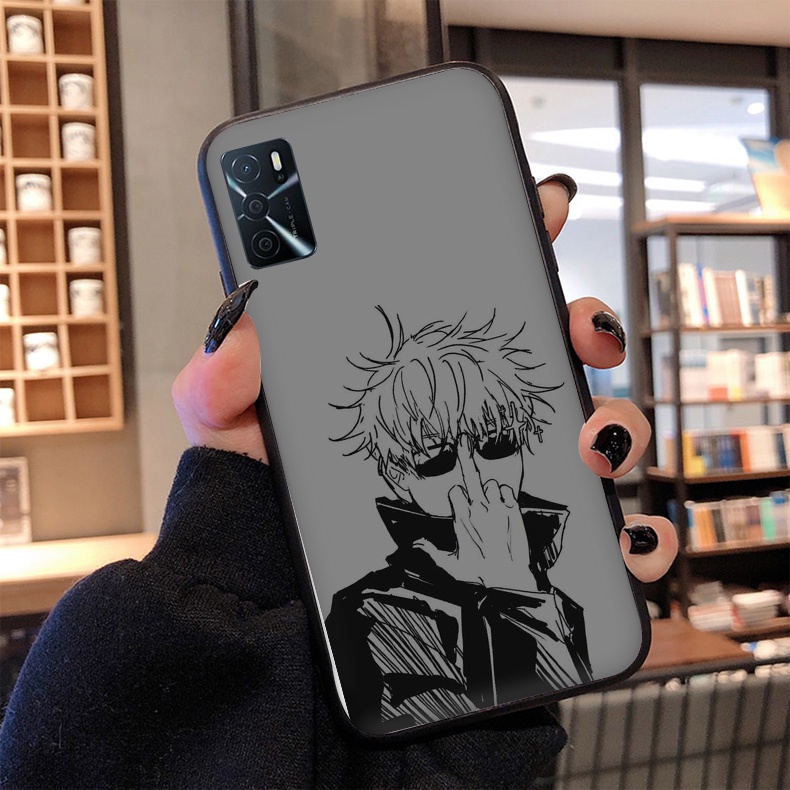 Ốp Điện Thoại Mềm Hình Jujutsu Kaisen Gojo Satoru A Cho Realme C11 C12 C15 C17 C20 C21 C21Y