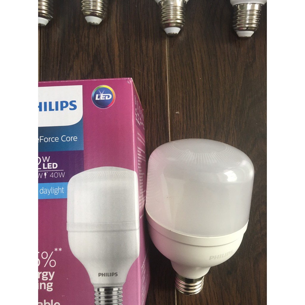 Bóng đèn Led Bulb trụ Hi-lumen Philips E27- 22w,30w,40w,50w . Chất lượng sáng cao, Tiết kiện điện