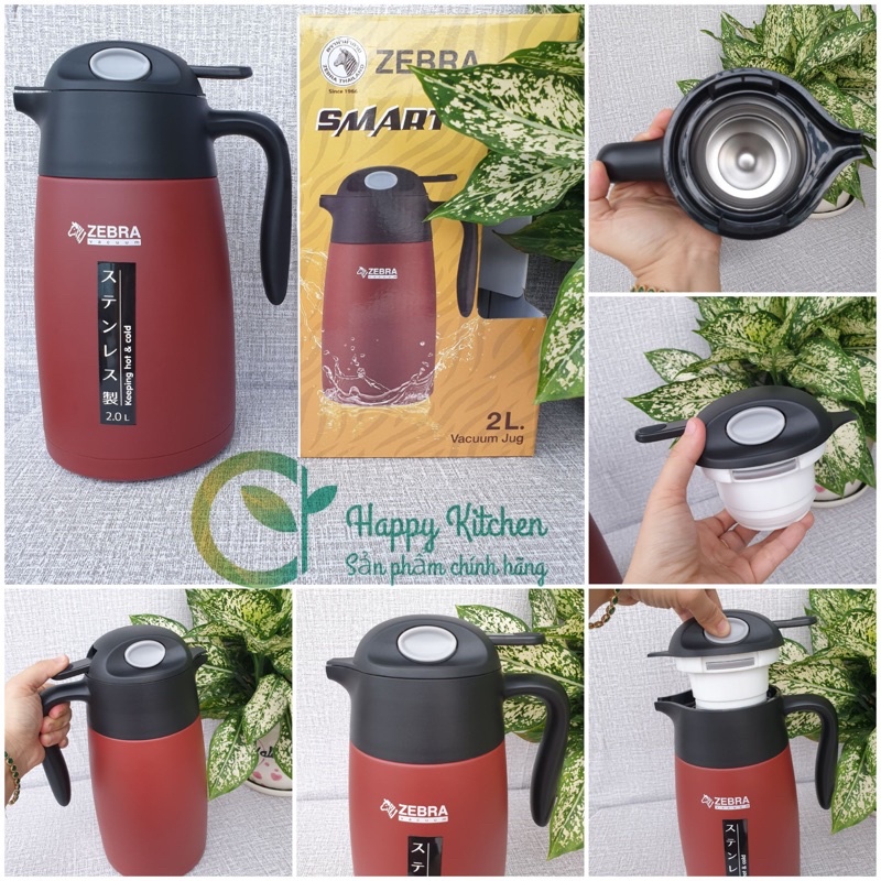 Bình giữ nhiệt Zebra 2L.