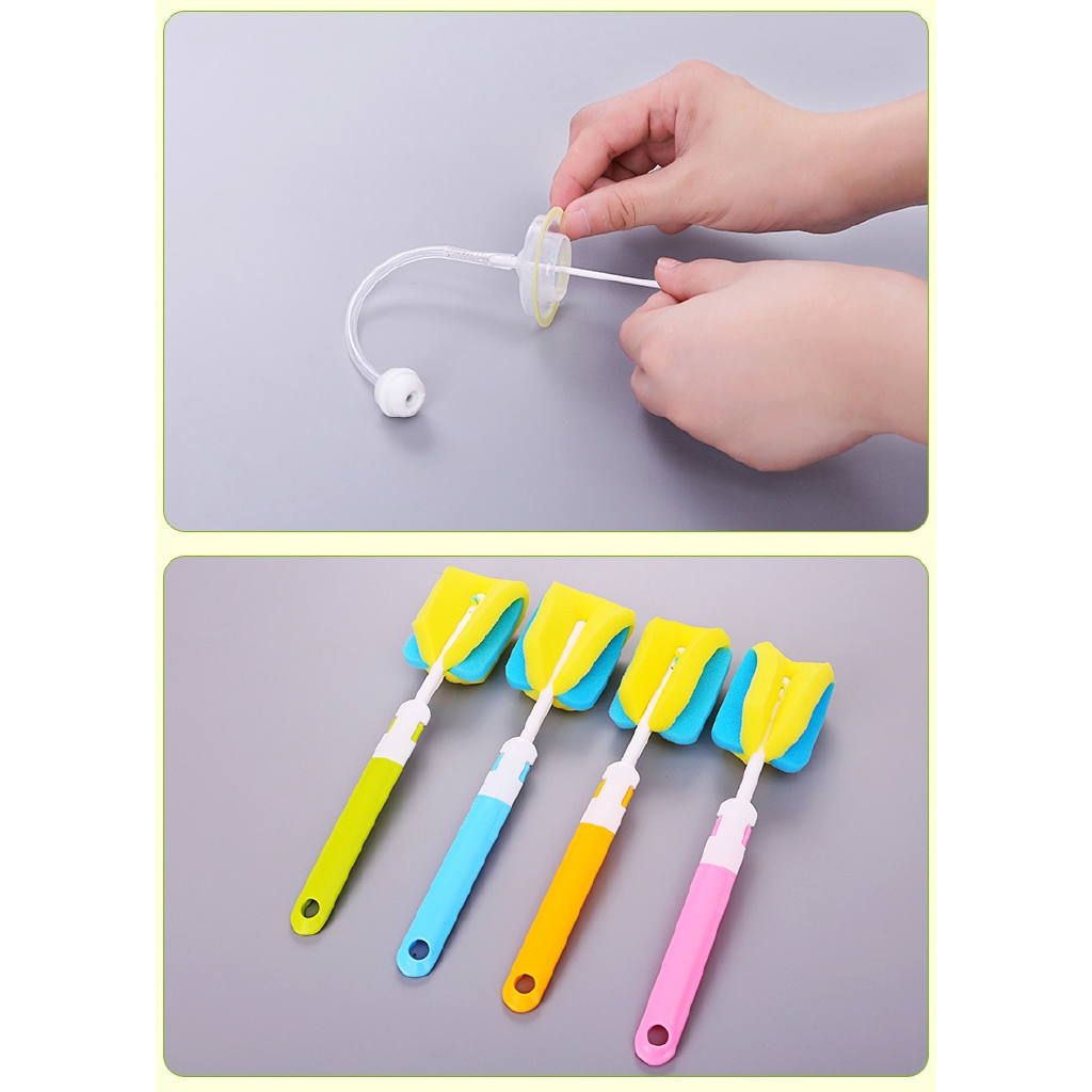 Bộ 4 cọ vệ sinh bình sữa cho em bé an toàn chất lượng cao