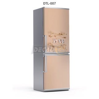 Decal dán trang trí tủ lạnh, miếng dán tủ lạnh chất liệu decal cao cấp chống thấm nước đủ kích thước Decal24h DTL-007